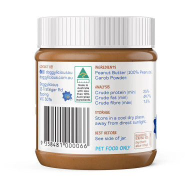 Doggylicious Delicious Carob Doggy Butter - 250g