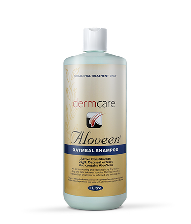 Dermcare Aloveen Oatmeal Shampoo 1L for Dogs & Cats