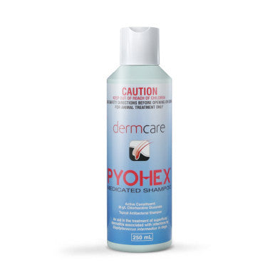 Dermcare Pyohex Medicated Shampoo 250ml for Dogs