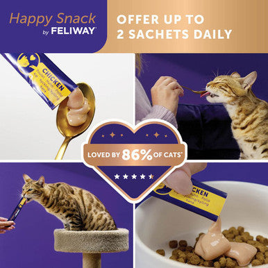 Feliway Happy Snack Calming Treat For Cats - 6 Pack