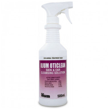 Ilium Oticlean Skin & Ear Cleaning Solution 500ml