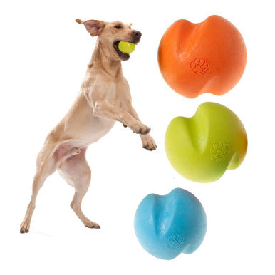 West Paw Jive Zogoflex Tough Fetch Ball Blue Large