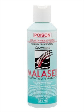 Dermcare Malaseb Medicated Shampoo 250ml for Dogs & Cats