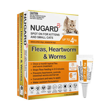 Nugard for Kittens and Small Cats Up to 4kg Orange - 6 Doses