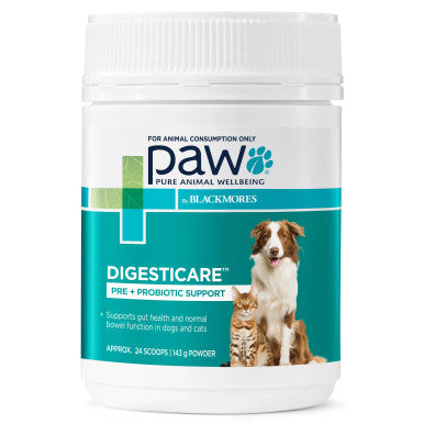 PAW DigestiCare Probiotic for Dogs & Cats - 143g