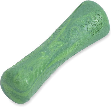West Paw Seaflex Recycled Plastic Fetch Dog Toy - Drifty Small - Emerald