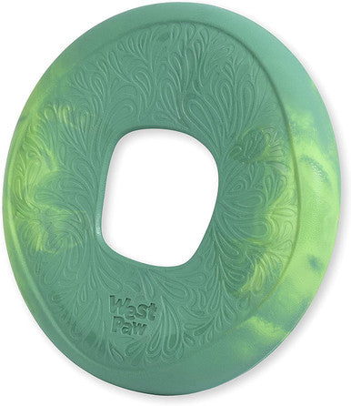 West Paw Seaflex Recycled Plastic Flyer Dog Toy - Sailz - Emerald