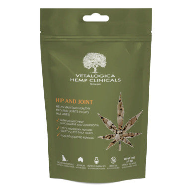 Hemp Clinicals Hip & Joint Treats for Cats 100g