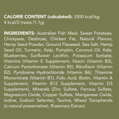 Hemp Clinicals Skin & Coat Treats for Cats 100g