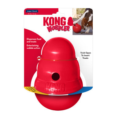 KONG Wobbler Treat Dispensing Dog Toy Large