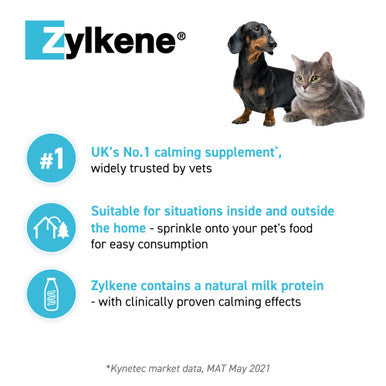 Zylkene Calming Supplement Cats & Dogs Under 10kg - 100 Capsules