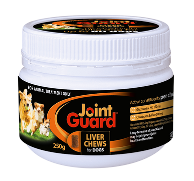 Joint Guard Liver Chews for Dogs - 250g (120 Chews)