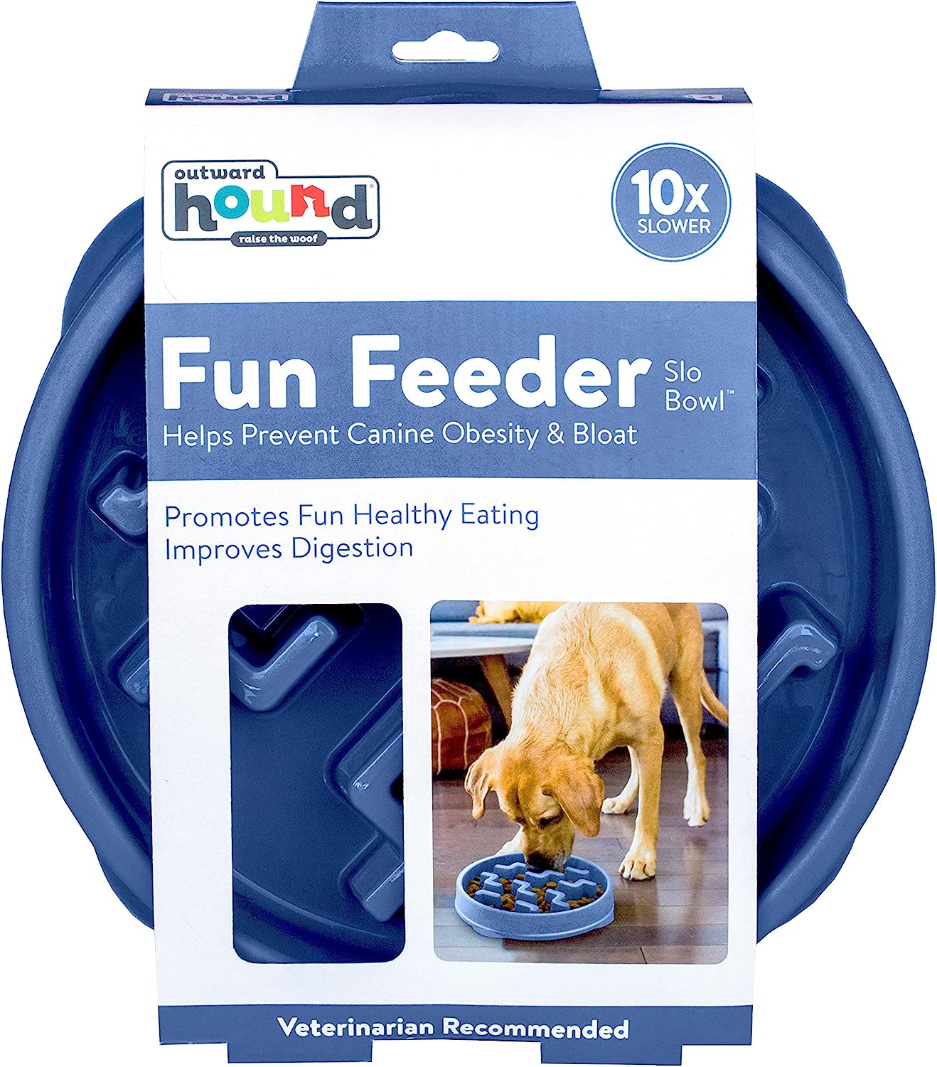 Outward Hound Fun Feeder Slow Bowl for Dogs