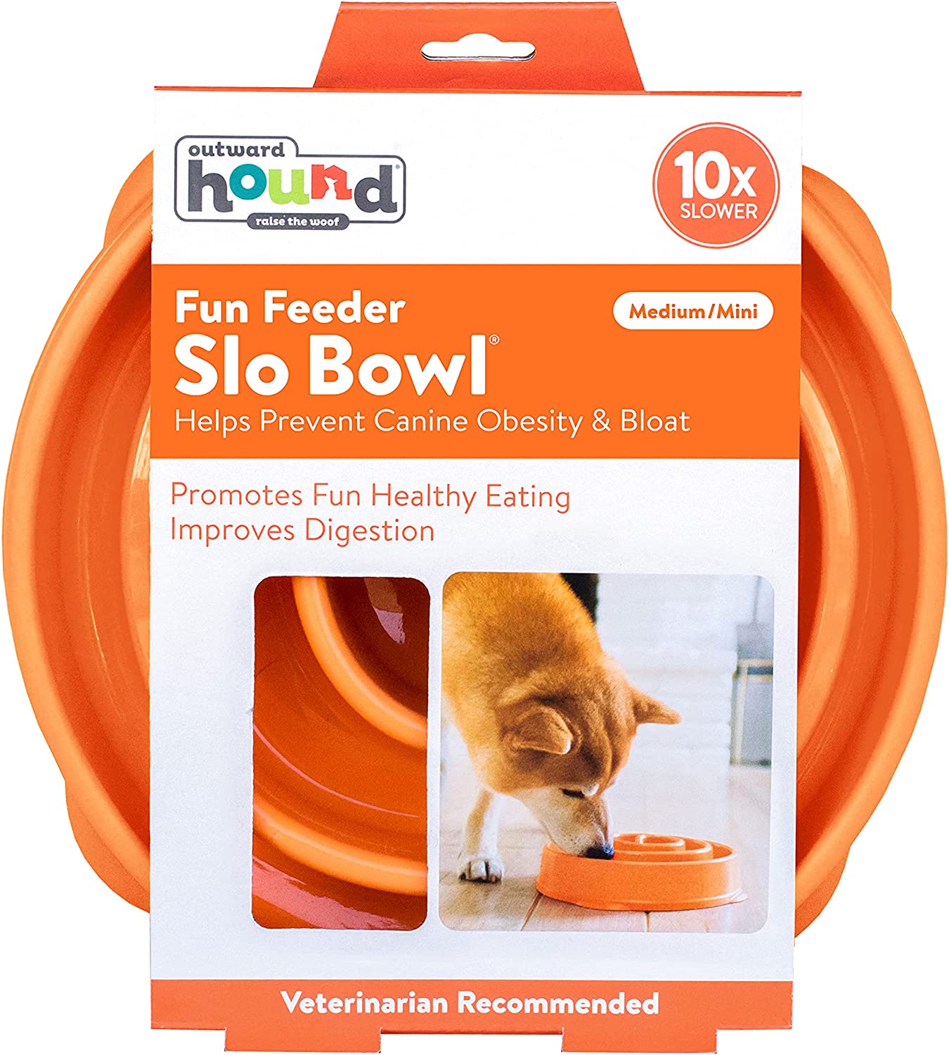 Outward Hound Fun Feeder Slow Bowl for Dogs