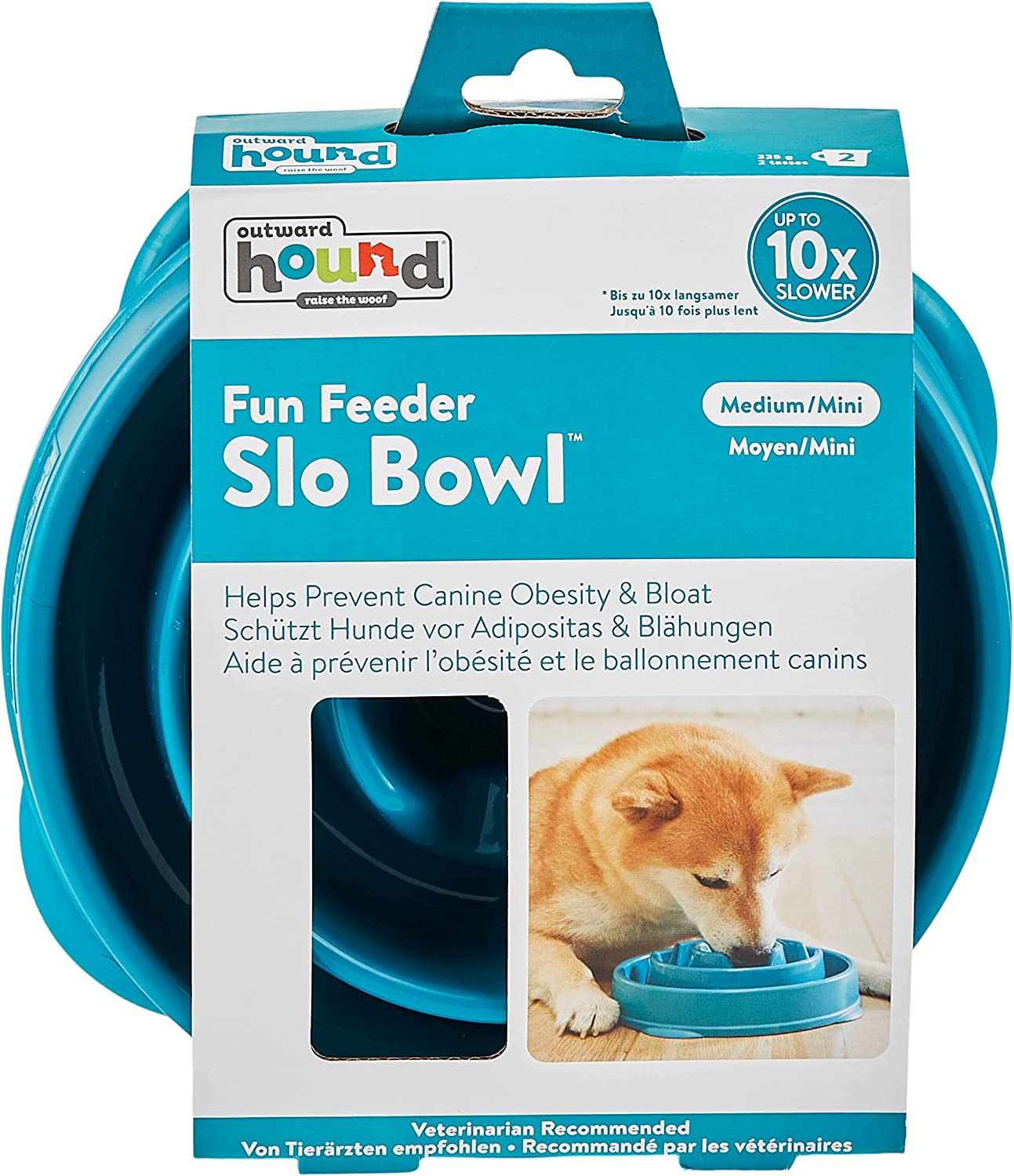 Outward Hound Fun Feeder Slow Bowl for Dogs