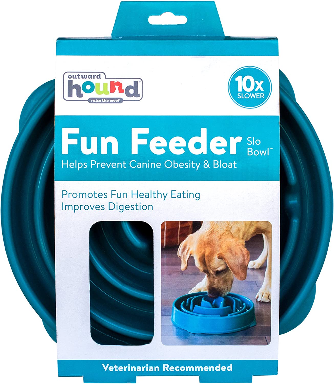 Outward Hound Fun Feeder Slow Bowl for Dogs