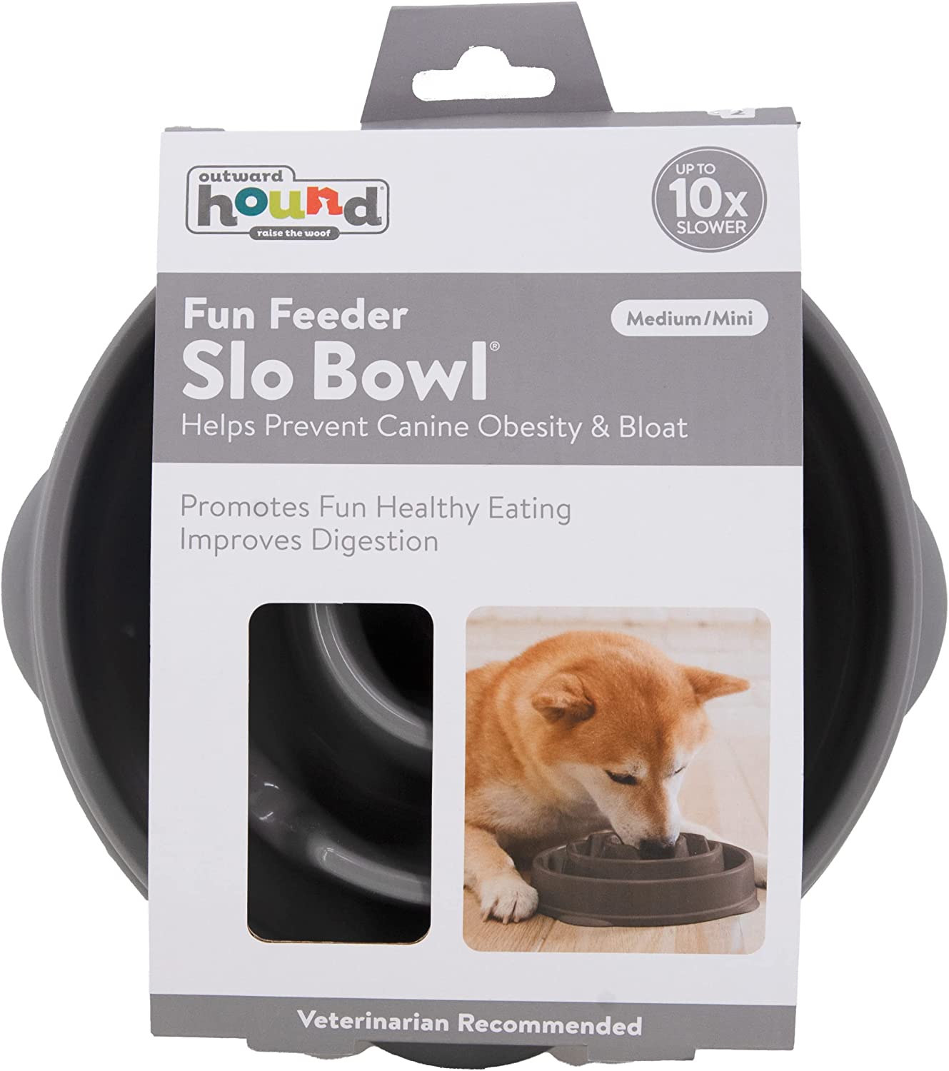 Outward Hound Fun Feeder Slow Bowl for Dogs