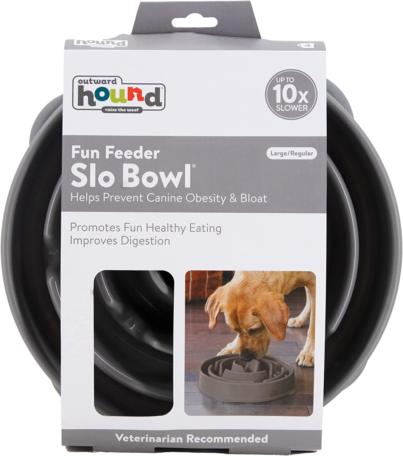 Outward Hound Fun Feeder Slow Bowl for Dogs