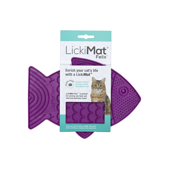 LickiMat Felix - Slow Feeding Mat for Cats