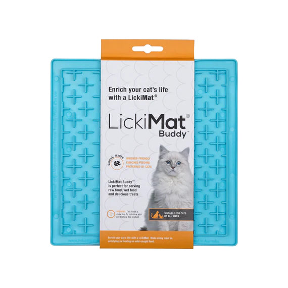 Lickimat Classic Buddy - Slow Feeding Mat for Cats