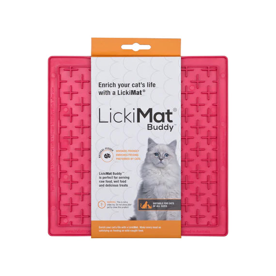 Lickimat Classic Buddy - Slow Feeding Mat for Cats