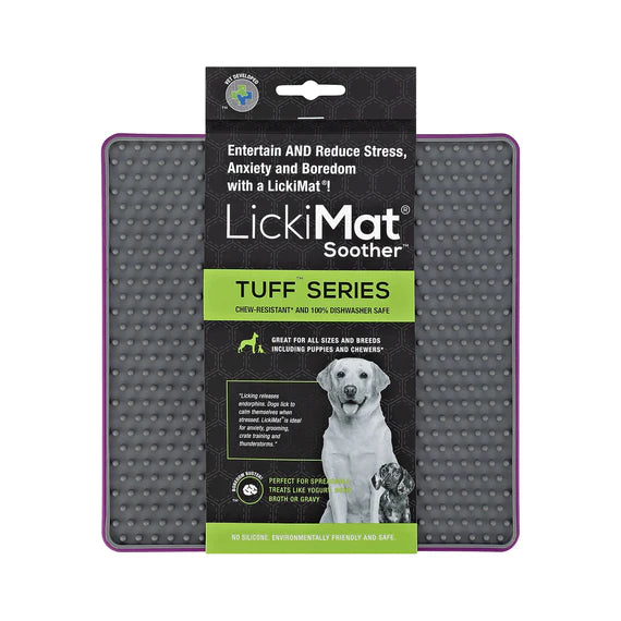 LickiMat TUFF Soother - Slow Feeding Mat for Dogs