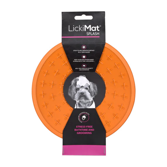 LickiMat Splash -  Interactive Slow Feeder and Treat Dispenser for Pets