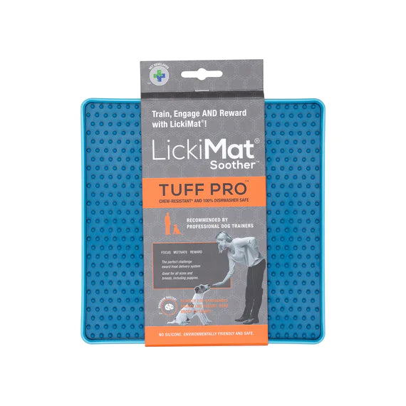 LickiMat TUFF PRO Soother - Anxiety Reducer & Slow Feeding Mat for Dogs