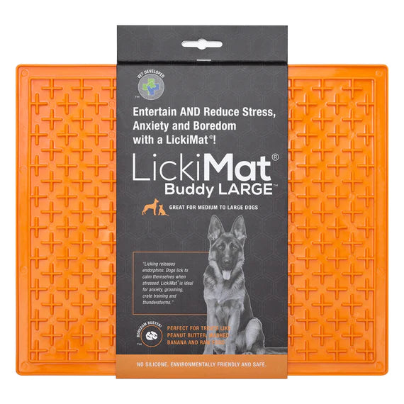 LickiMat Classic Buddy XL - Fun & Healthy Slow Feeder for Pets