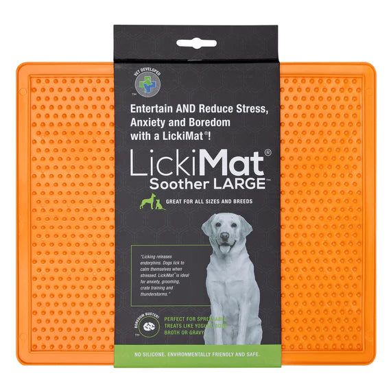 LickiMat Classic Soother XL - Anxiety Reducer & Slow Feeding Mat for Dogs