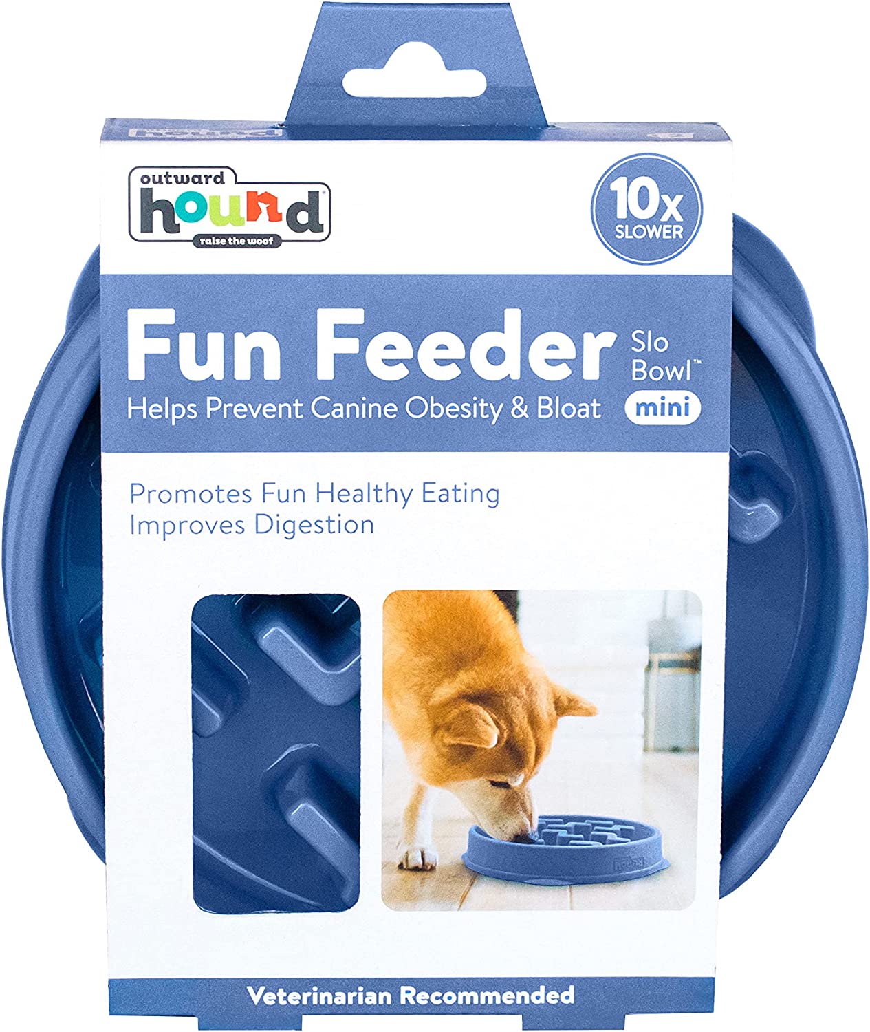 Outward Hound Fun Feeder Slow Bowl for Dogs