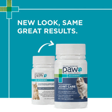 PAW Osteosupport Supplement for Cats - 60 Capsules