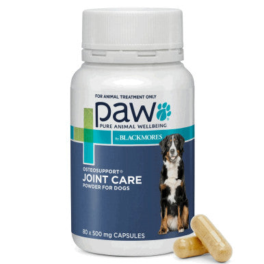 PAW Osteosupport Powder for Dogs 500mg - 80 Capsules