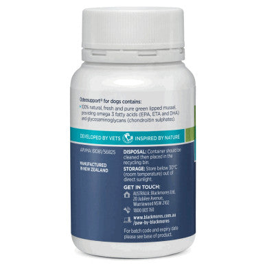 PAW Osteosupport Powder for Dogs 500mg - 80 Capsules