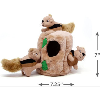 Outward Hound Hide A Squirrel Plush Puzzle Toy | 4 Sizes Available
