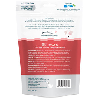 Bell & Bone Big Puppy Beef - 7 Dental Sticks