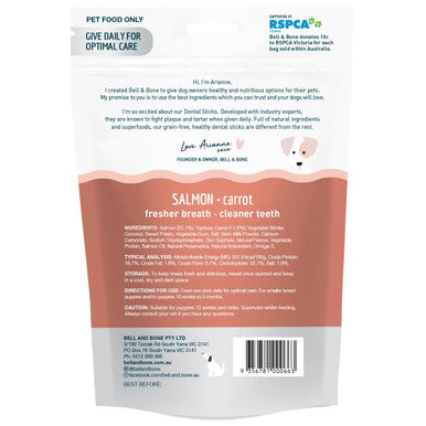Bell & Bone Small Puppy Salmon - 7 Dental Sticks