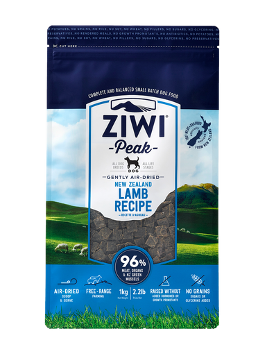 Ziwi Peak Lamb Air-Dried Dog Food 1kg