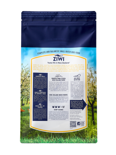 Ziwi Peak Chicken Air-Dried Dog Food 2.5kg