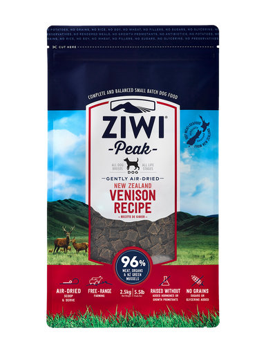 Ziwi Peak Venison Air-Dried Dog Food 2.5kg