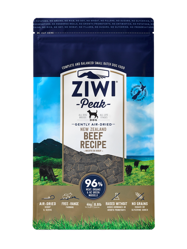 Ziwi Peak Beef Air-Dried Dog Food 4kg