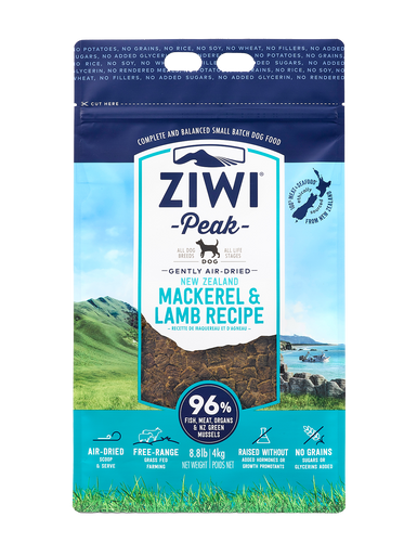 Ziwi Peak Mackerel & Lamb Air-Dried Dog Food 4kg