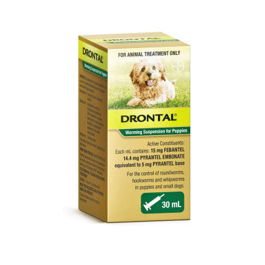 Drontal Worming Suspension For Puppies 30mL