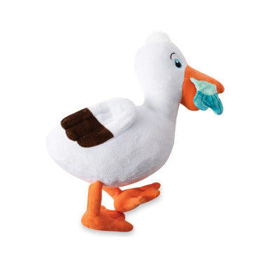 Fringe Studio Lunch Break Seagull Plush Squeaker Dog Toy