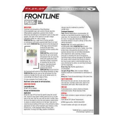 Frontline Plus for Extra Large Dogs 40-60kg - 6 Pack