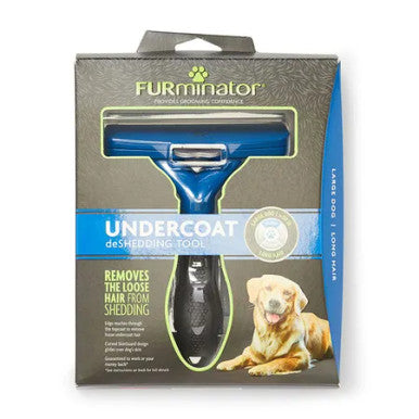 FURminator Long Hair Deshedding Tool For Large Dogs