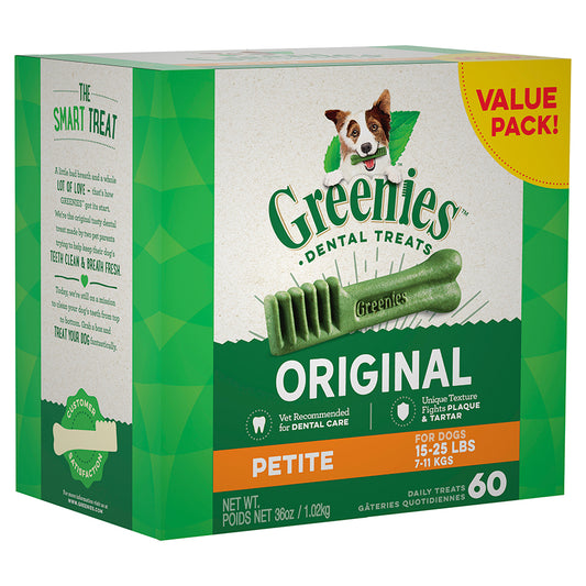 Greenies Original Petite Dog Treat (1kg)
