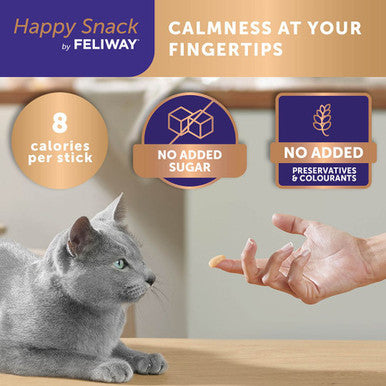 Feliway Happy Snack Calming Treat For Cats - 6 Pack
