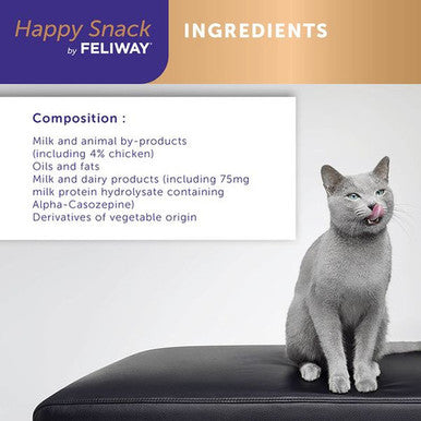 Feliway Happy Snack Calming Treat For Cats - 6 Pack