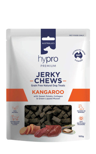 Hypro Premium Kangaroo Jerky Chews - 100g